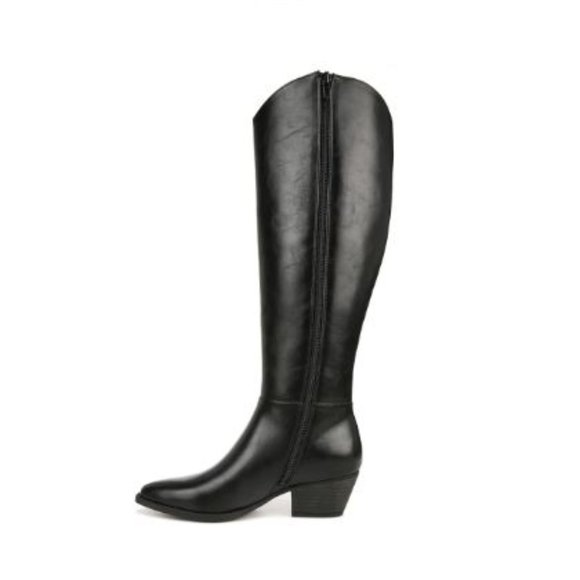 Life Stride Reese Wide Calf Boot in Black - Picture 4 of 11